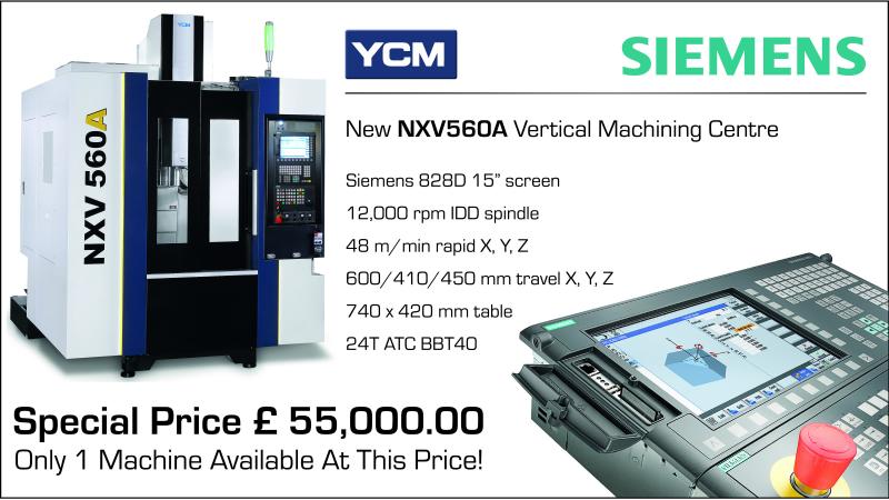 Incredible Offer On YCM NXV 560 Siemens 828D Machining Centre